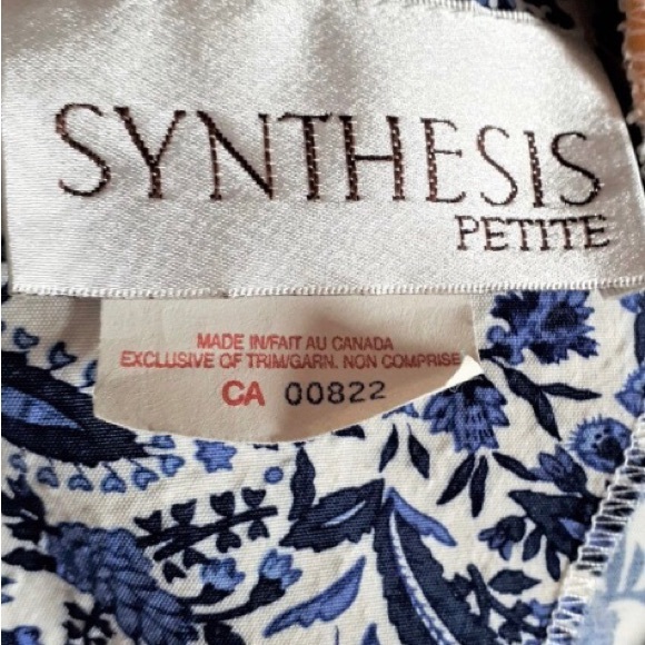 Vintage 1980s Synthesis Rayon Dress Size 6 - Picture 7 of 8